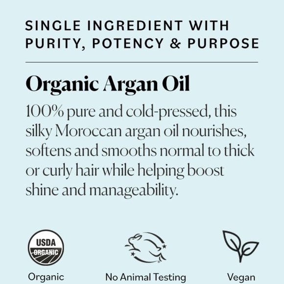 Sky Organics Argan Oil for Hair 4oz  New - Picture 2 of 4